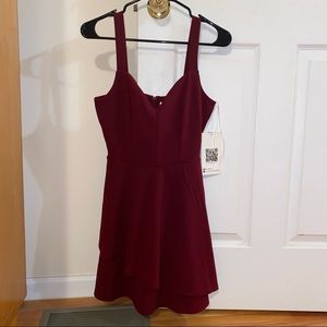 NWT wine red dress